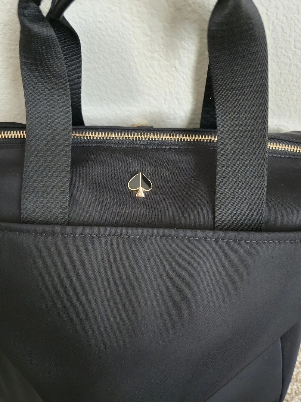 kate spade Black Nylon Convertible Backpack